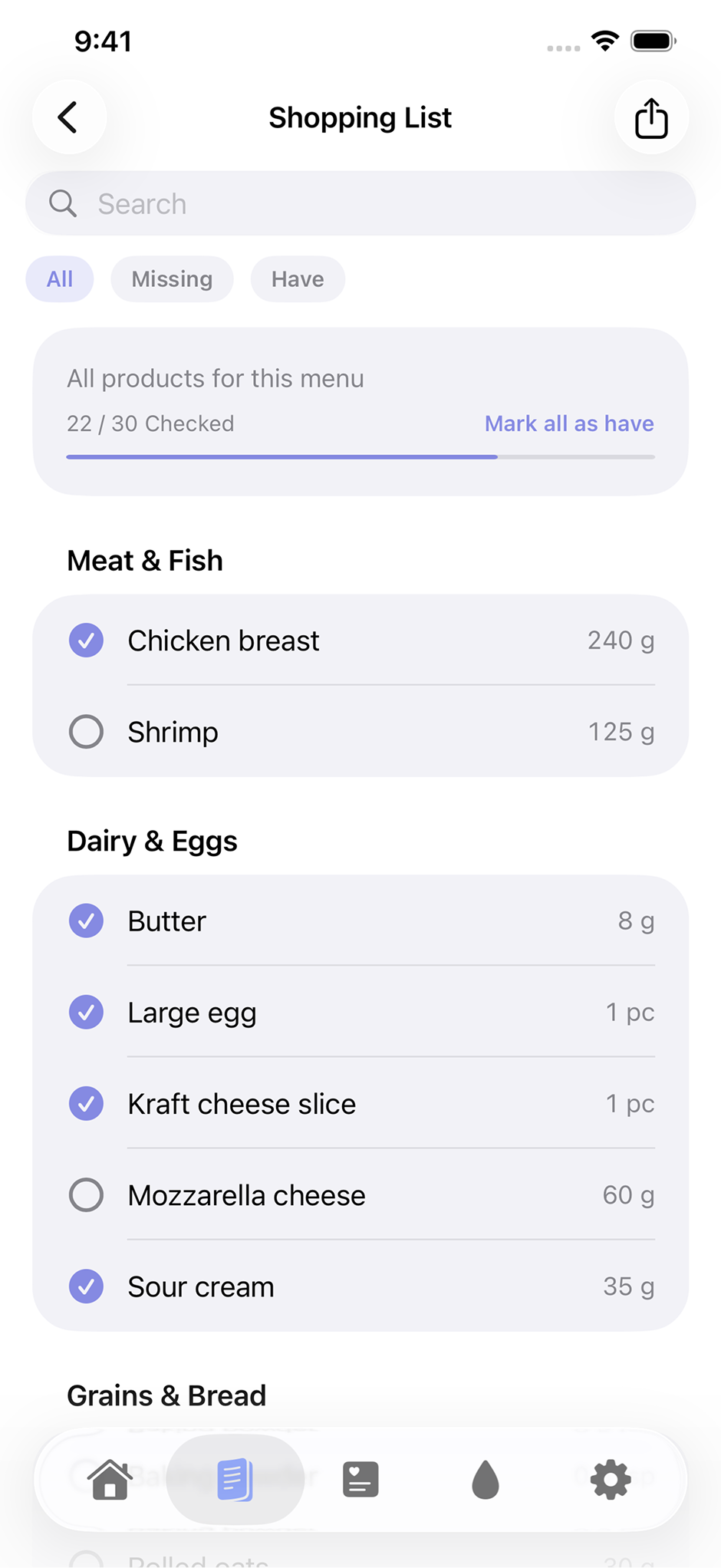 The LEVIK app health conditions support